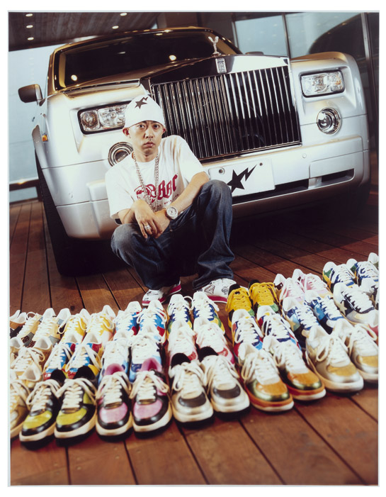 Japanese fashion designer, Nigo's shoe collection and Rolls Royce