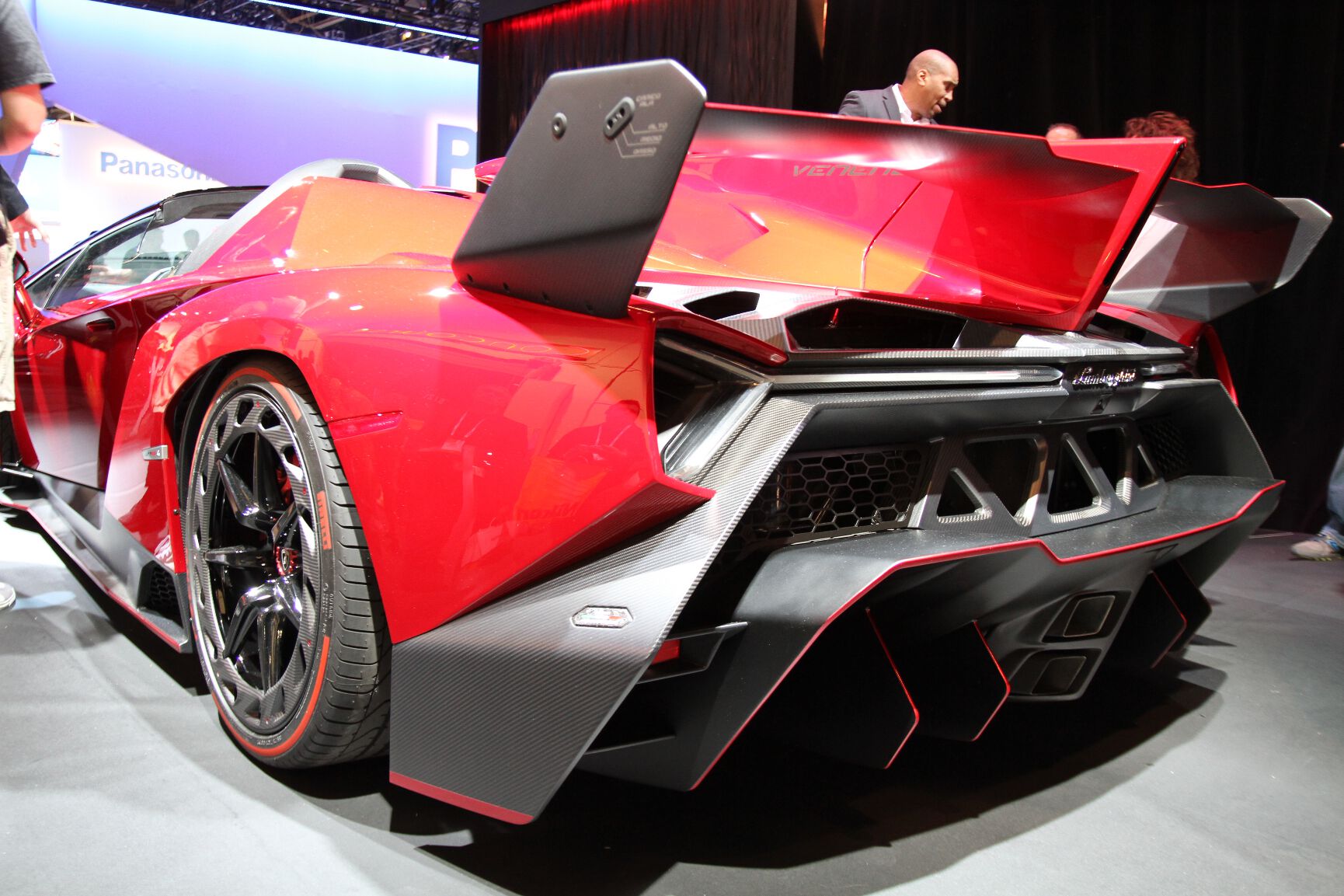 Lamborghini Veneno Roadster at Monster Booth (9 ...