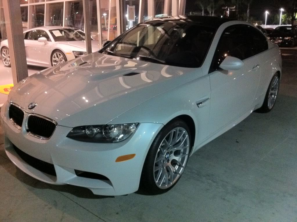2011 Bmw M3 Coupe 18k Miles Dct Mineral White Fox Red