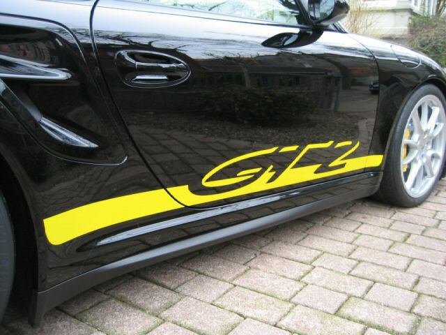 Black 997 GT2 w/ yellow decals. - 6SpeedOnline - Porsche Forum and ...