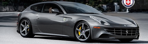 Gloss Charcoal HRE Wheels Look Smoking Hot on the Ferrari FF