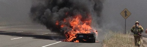 Lamborghini Aventador Burns, MSN Responds With Clueless Report