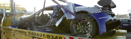 Gemballa McLaren Wrecks on Nurburgring Circuit