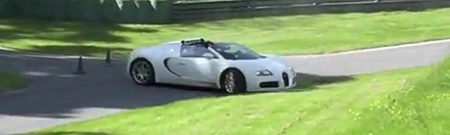 Bugatti Veyron 16.4 Grand Sport Gets Sideways at the Prescott Hill Climb