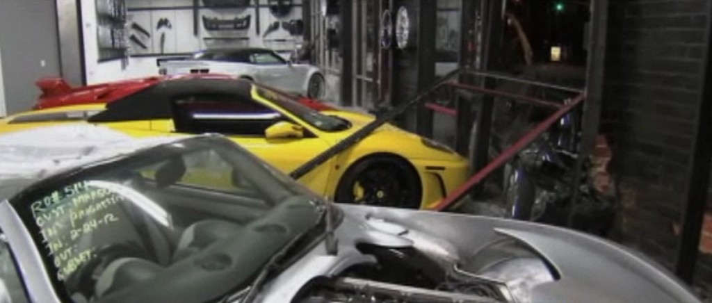 lincoln-crash-tvr-lambo-ferrarri-head Crash Damages Ferrari F430, Lamborghini, And TVR Tuscan S