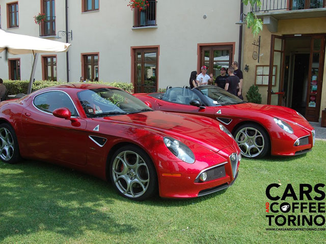 alfa-romeo-8c Beautiful Rides at Cars and Coffee Torino