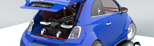 Lazzarini Design Wants to Build Ferrari-Powered Fiat 500