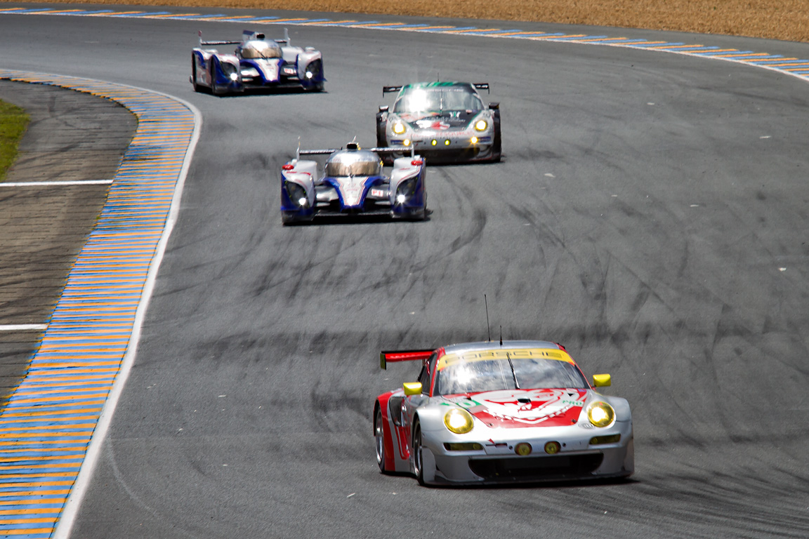 IMG_0509 Porsches on the Track at the 24 Hours of Le Mans