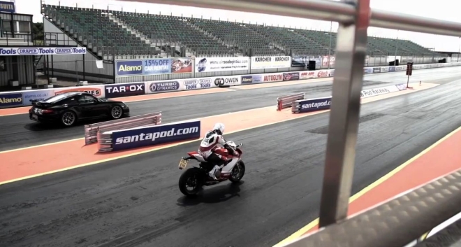 Porsche-Ducati-CH-Featured Chris Harris Races 997 GT2 RS Against Ducati's 1199 Panigale