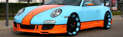 Gulf Livery 911 Is a Baby-Blue Bombshell