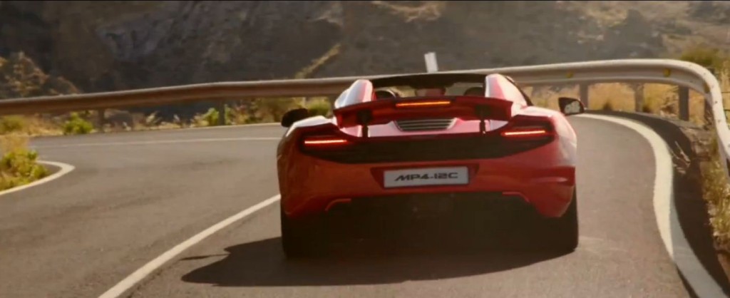 2012 MP4-12C Spider Runs for the Hills in Promo Video