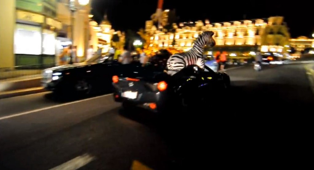 Zebra Catches Ride with 458 Spider
