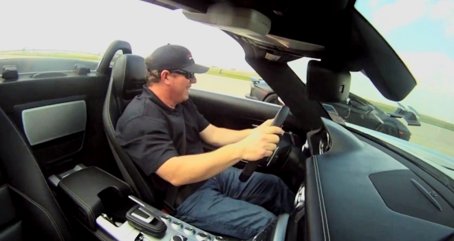 SLS-amg-Aventador-hennessey-drags-660 Hennessey Drags SLS Roadster Against Aventador