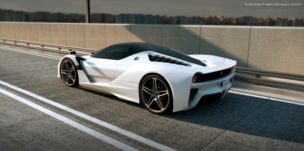 a_white_ferrari_by_wizzoo7-d5b1979 These F70 Renders Make Us Drool with Anticipation