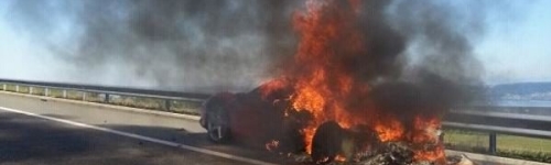Ferrari 458 Italia Burns to Ground in Switzerland