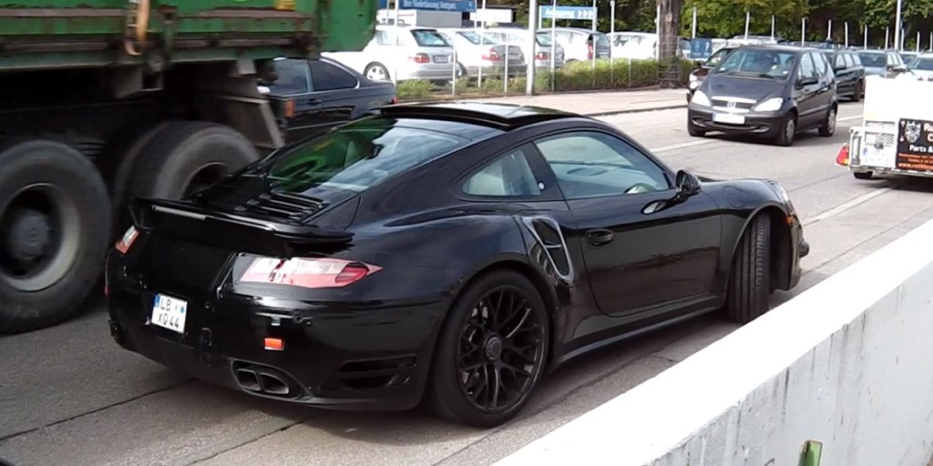 Thinly Veiled 991 Turbo Caught on Tape
