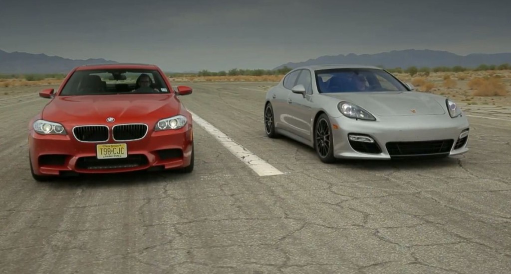 BMW M5 and Porsche Panamera GTS Go Head2Head
