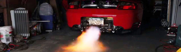 1288hp Porsche is Equipped with Anti-lag Flamethrower