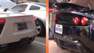 Lexus LFA Versus Hennessey Venom Rev Battle