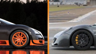Hennessy and Bugatti Tussle For Title of Worlds Fastest Car