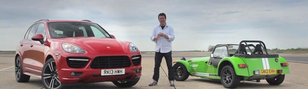 David and Goliath: MotorTrend Compares Cayenne Turbo S to Caterham 7