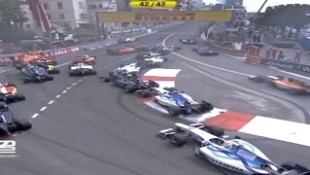 Massive GP2 Crash In Monaco