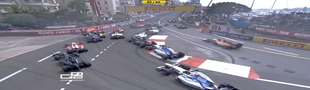 Massive GP2 Crash In Monaco