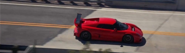 Helicopter Chases Sports Cars through Arizona’s Back Roads