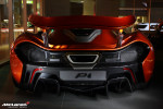 McLaren P1 poses with F1 Car in California
