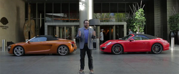 Audi R8 versus Porsche 911 Carrera S