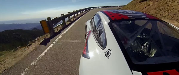 Jeff Zwart Climbing Pikes Peak in his Porsche 911 GT3 Cup