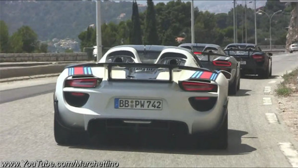 Porsche 918 Spyder Convoy