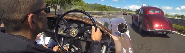 Chris Harris Does the Mille Miglia in a Jaguar C-Type