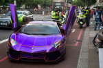 Purple Aventador Seized by London Cops