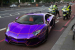 Purple Aventador Seized by London Cops