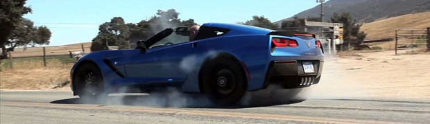 2014 Chevrolet Corvette Stingray Burnout Featured