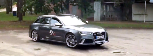 Audi RS6 Does Donuts