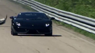 Lamborghini Gallardo LP 570-4 Superleggera Disintegrates Down Drag Strip
