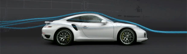 Porsche 911 Turbo Active Aerodynamics Featured