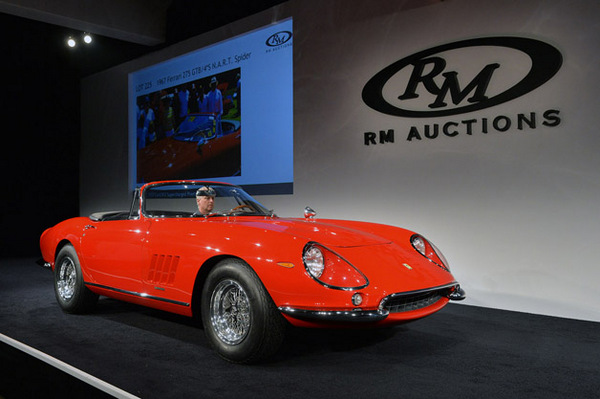 1967 Ferrari 275 GTB/4 NART Spider Breaks US Auction Record - 6SpeedOnline