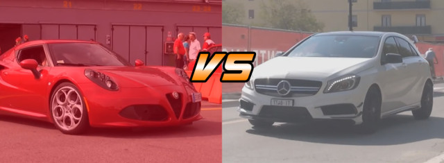 Poll: Alfa Romeo 4C Versus Mercedes A45 AMG