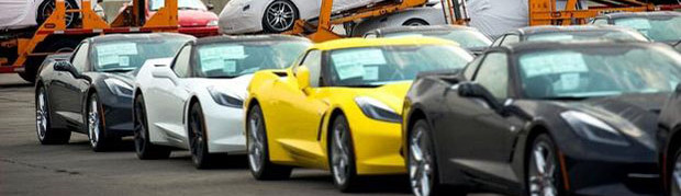 2014 Corvette Stingray En Route to Dealers