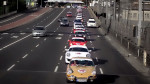 106 Porsche 911s Cross the Sydney Harbour Bridge