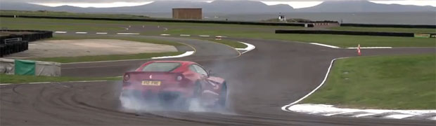 Chris Harris Drifting the Ferrari F12