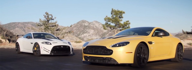 Battle of Britain: Jaguar XKR-S vs Aston Martin V12 Vantage S