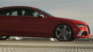 2014 Audi RS 7 Blasts Down a Michigan Airport Runway at 170 mph
