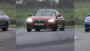 Chris Harris + E63 AMG S + M6 Gran Coupe + Jaguar XFR-S = Drift Porn