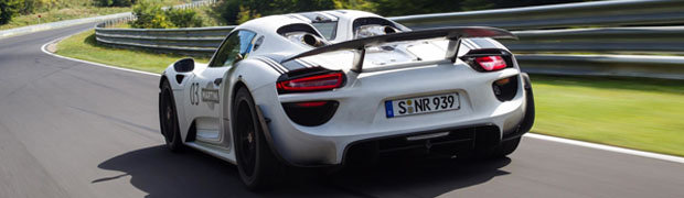 Video of Porsche 918 Hybrid Set a Nurburgring Lap Record