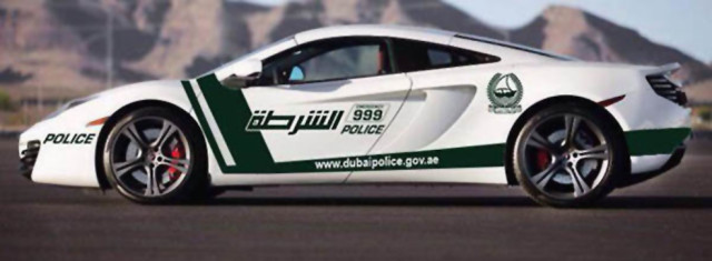 McLaren MP4-12C Joins Dubai Police Force