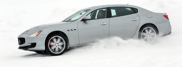 Motor Trend Drives the Maserati Ghibli and Quattroporte S Q4 Models in the Snow